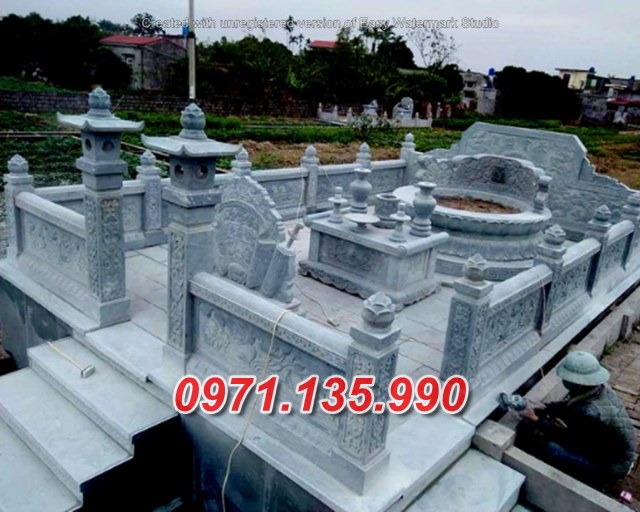 Mẫu nhà mồ đá để tro cốt đẹp bán tại đồng nai - lăng mộ đá dòng họ